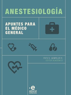 cover image of Anestesiología